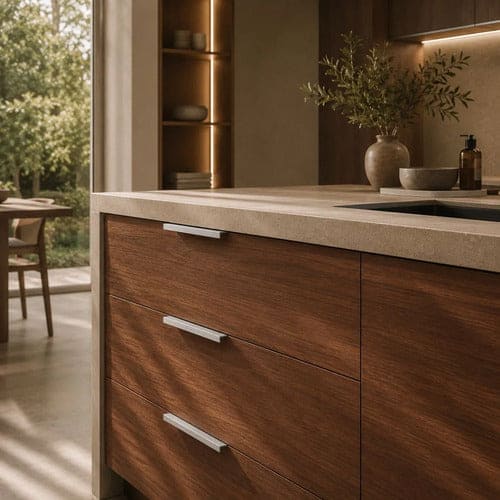Tirador Uñero 15cm Para Cajón Puerta Mueble Plateado Evans