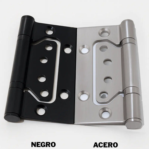 Pack 3 Bisagras Flap Acero 304 Tornillos Incluidos Negro
