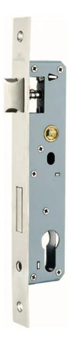 Cerradura Angosta Europerfil Con Cilindro 70mm Acero