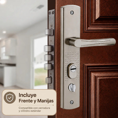 Frente Universal Con Manijas Para Puertas De Chapa Blindadas Classic