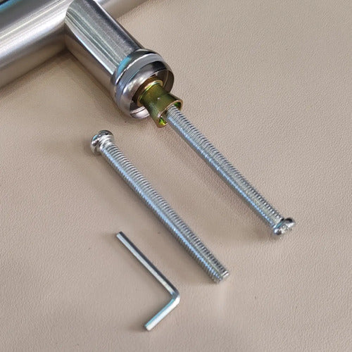 Set De Tornillos Extensores Para Manijón O Barral De Acero 85mm