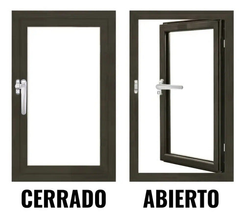 Manija Cierre Aldabilla Para Ventana De Aluminio O Madera Blanco
