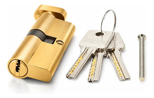 Cilíndro Universal 70mm, Reforzado Con Perilla Interior Dorado