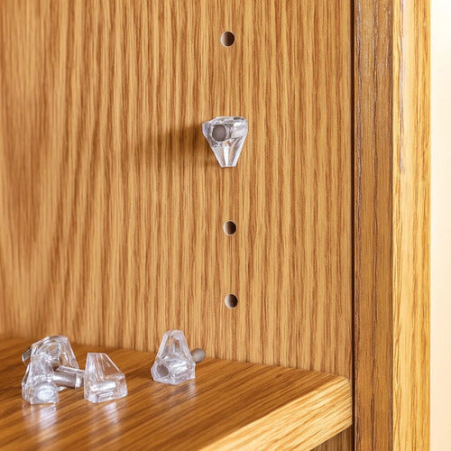 Soportes Acrílicos Para Estante 5mm X30 Unidades