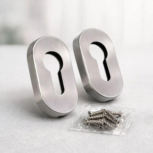 Bocallave Europerfil Angosto Para Cerradura Set X2