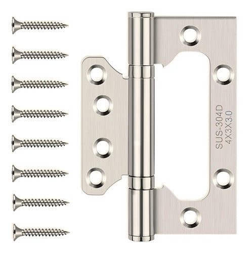 Bisagra Mariposa Flap Doble Rulemán Reforzada 3mm Acero