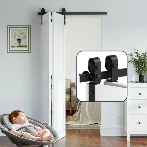 Kit Granero Completo Para Puerta Corrediza Plegable