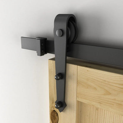 Kit Riel Granero 2 Metros Para Puerta Corrediza Rueda Flecha