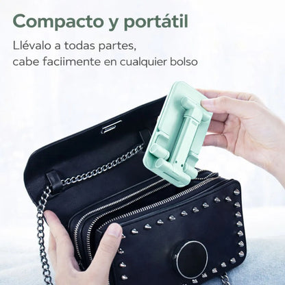 Soporte Plegable Para Celular De Escritorio Ajustable Verde