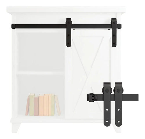 Kit Riel Corredizo Para Muebles, Bajo Mesada Y Racks Negro
