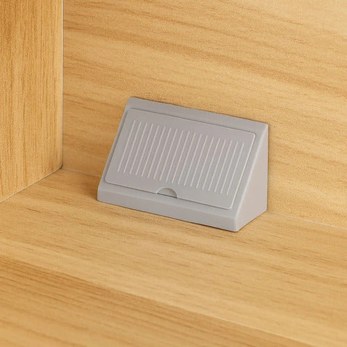 Escuadra Plástica Refuerzo Para Muebles Pack 10 Unidades Gris