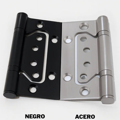 Pack 3 Bisagras Flap Acero 304 Tornillos Incluidos Negro