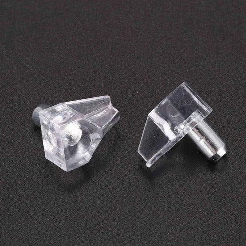 Soportes Acrílicos Para Estante 5mm X30 Unidades