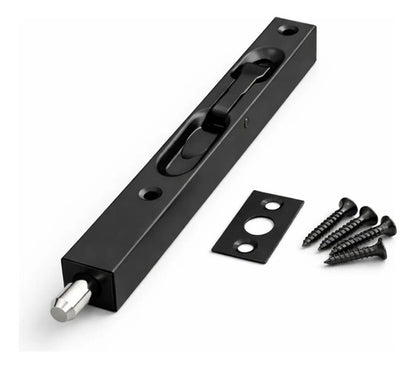 Pasador De Canto Embutido 200mm Acero Inoxidable Negro