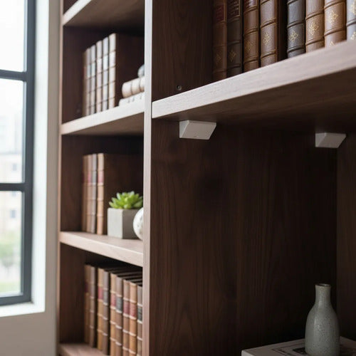 Escuadra Plástica Refuerzo Para Muebles Pack 10 Unidades Blanco