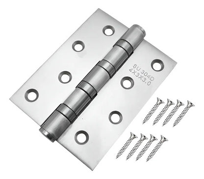 Bisagra Acero Inoxidable Sobre Rulemanes 4x3x3mm Plateado