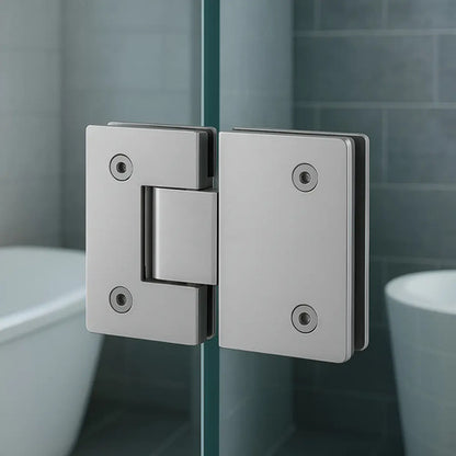 Bisagra Blindex 180 Grados Mampara Vidrio 6 A 12mm Satinado