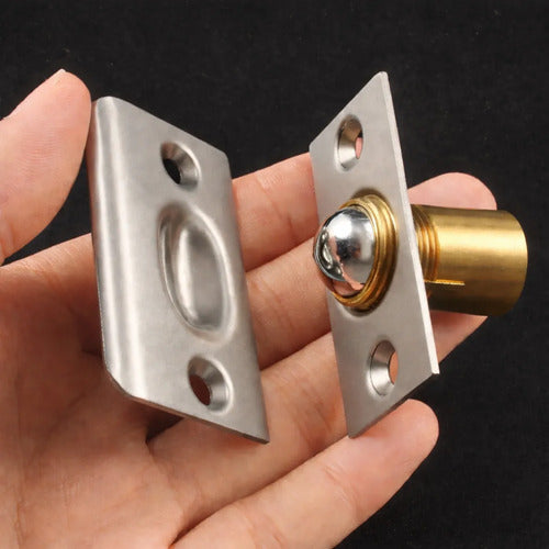 Retén De Bola Para Puerta Vaivén Acero Inoxidable