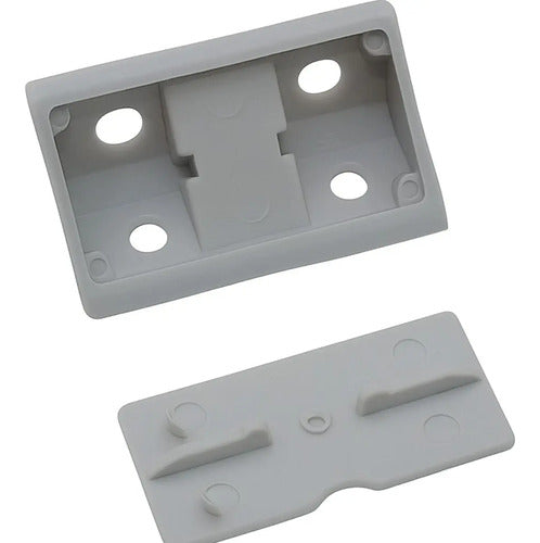 Escuadra Plástica Refuerzo Para Muebles Pack 10 Unidades Gris