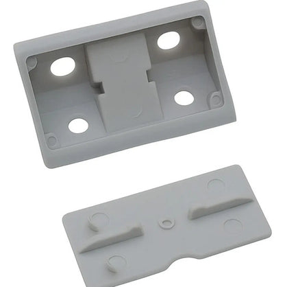 Escuadra Plástica Refuerzo Para Muebles Pack 10 Unidades Gris