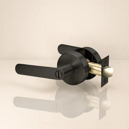 Manija Bella Sin Llave Para Puerta Interior Exterior Negro