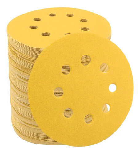Lija Velcro 127mm Para Sistema Roto Orbital Pack 10 Unidades 600