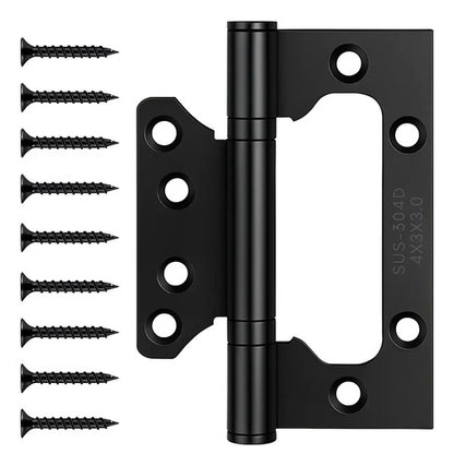 Bisagra Mariposa Flap Doble Rulemán Reforzada 3mm Negro