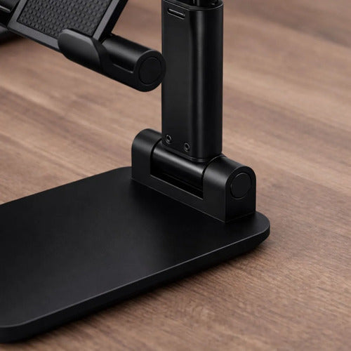 Soporte Plegable Para Celular De Escritorio Ajustable Negro