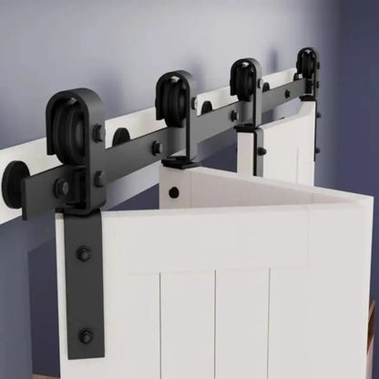 Kit Granero Completo Para 2 Puertas Corredizas Plegables
