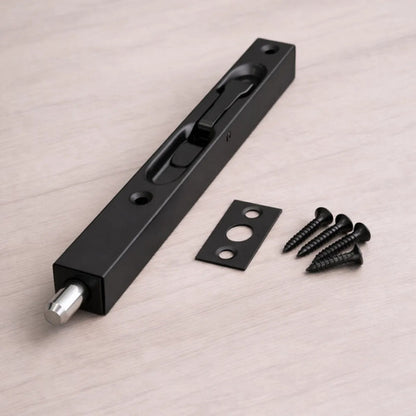 Pasador De Canto Embutido 200mm Acero Inoxidable Negro