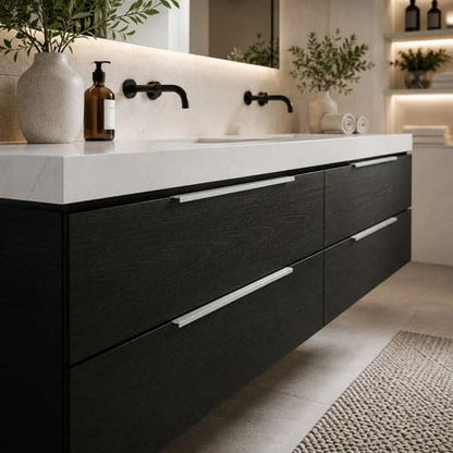 Tirador Uñero 15cm Para Cajón Puerta Mueble Plateado Evans