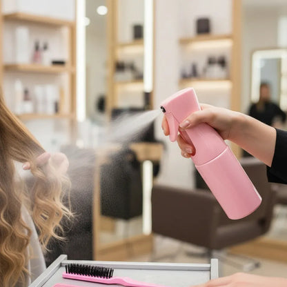 Juego De Cepillos Con Atomizador Para Peinados Profesionales Rosa