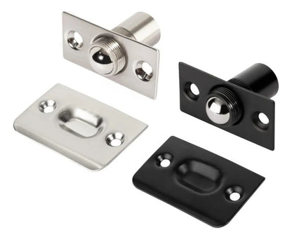 Retén De Bola Para Puerta Vaivén En Acero Inoxidable