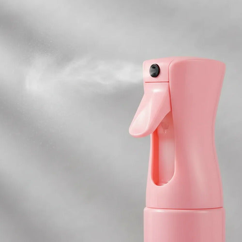 Juego De Cepillos Con Atomizador Para Peinados Profesionales Rosa