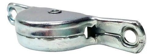 Rueda Nylon 25mm Para Puertas, Carritos Y Muebles Blanco