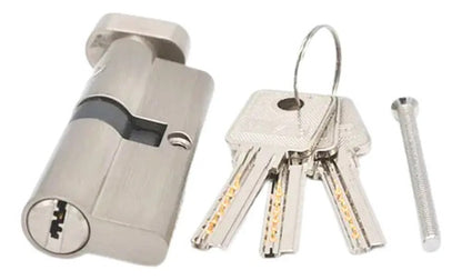 Cerradura Alta Gama En Acero Con Cilíndro Perilla 70mm Acero