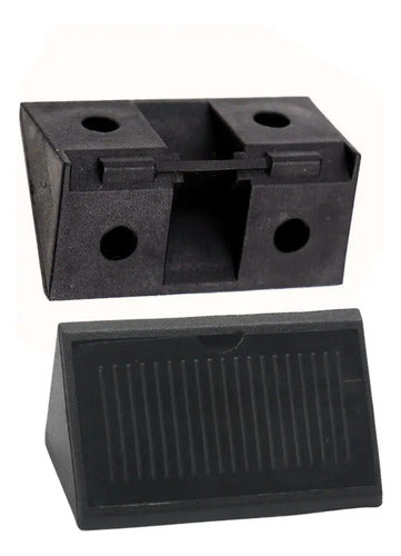 Escuadra Plástica Refuerzo Para Muebles Pack 10 Unidades Negro