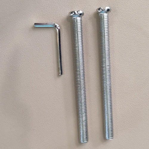 Set De Tornillos Extensores Para Manijón O Barral De Acero 105mm