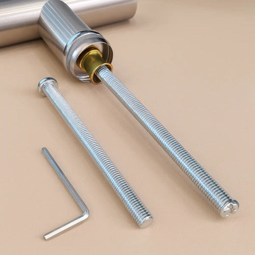 Set De Tornillos Extensores Para Manijón O Barral De Acero 105mm
