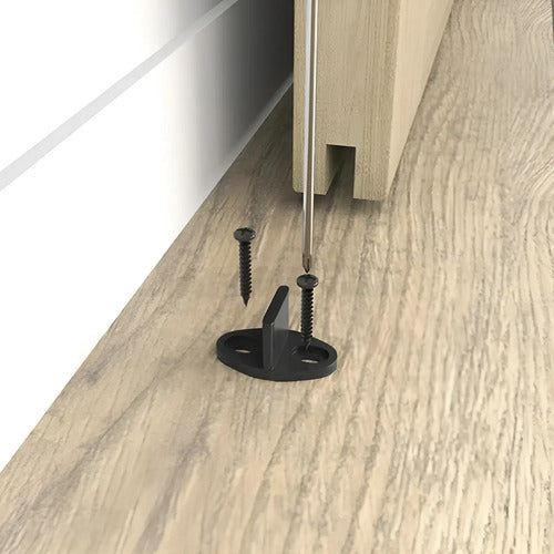 Guía De Piso Metálica Para Puerta Corrediza Tipo Granero