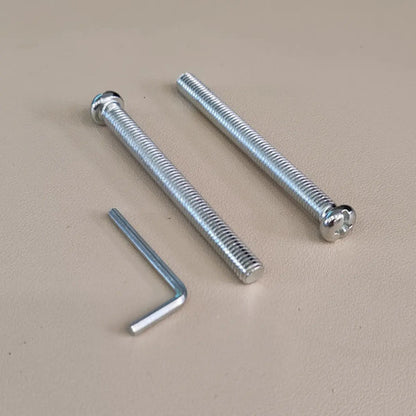 Set De Tornillos Extensores Para Manijón O Barral De Acero 85mm