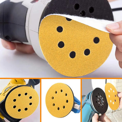 Lija Velcro 127mm Para Sistema Roto Orbital Pack 10 Unidades 600