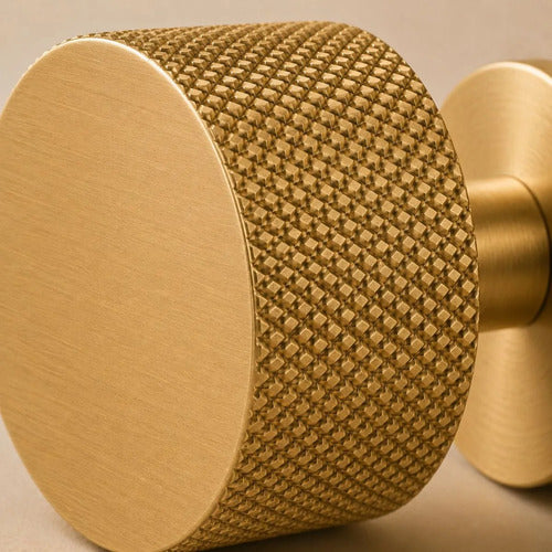 Tirador Perilla Macizo Dorado Para Cajón Puerta Mueble Dorado Oscuro Evans