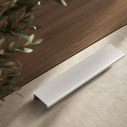Tirador Uñero 15cm Para Cajón Puerta Mueble Plateado Evans