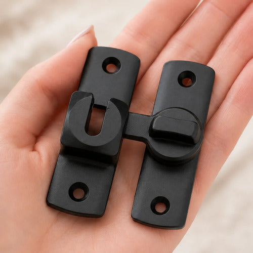 Pasador 90 180 Grados Reversible Negro Tipo Granero