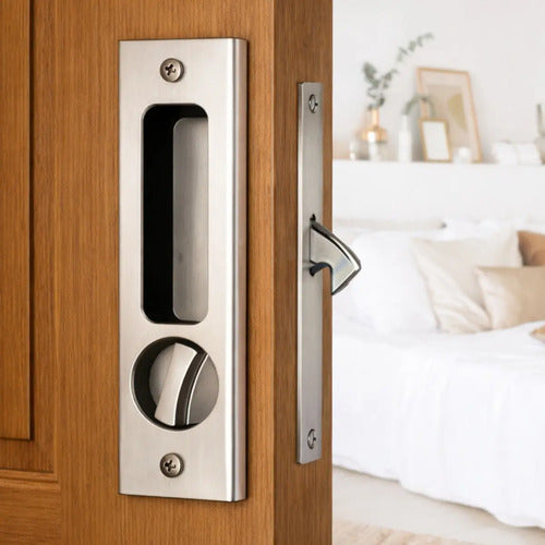Cerradura Para Puerta Corrediza Tipo Granero  Acero