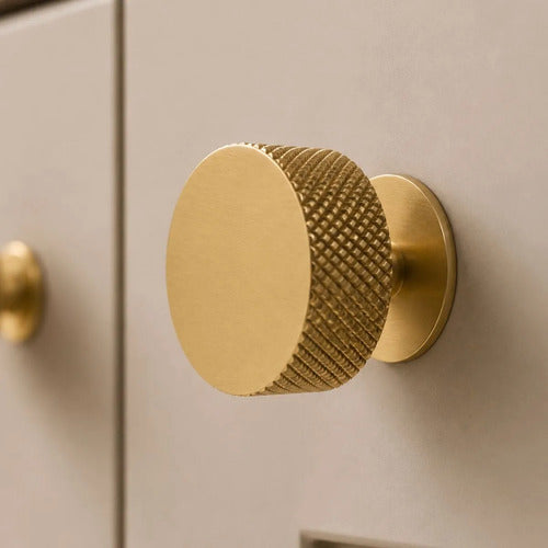 Tirador Perilla Macizo Dorado Para Cajón Puerta Mueble Dorado Oscuro Evans
