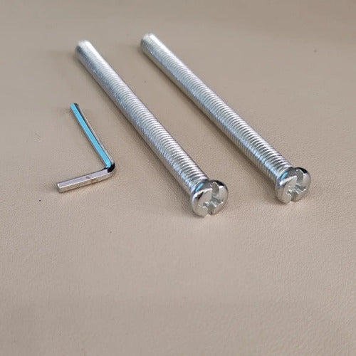 Set De Tornillos Extensores Para Manijón O Barral De Acero 105mm