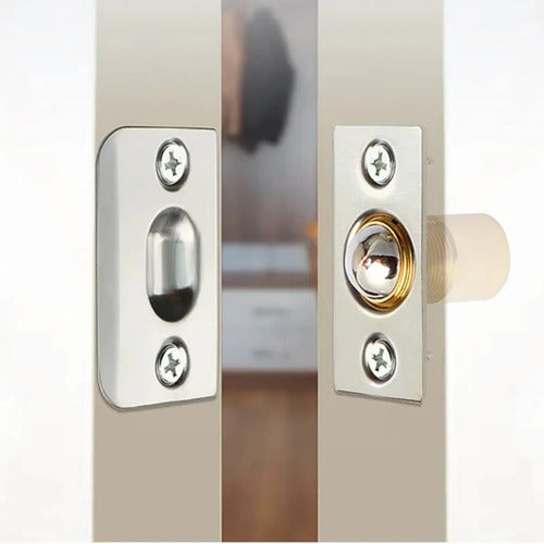 Retén De Bola Para Puerta Vaivén Acero Inoxidable