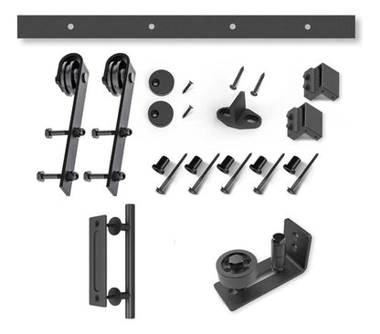 Kit Riel Granero Completo Para Puerta Corrediza 2 Metros